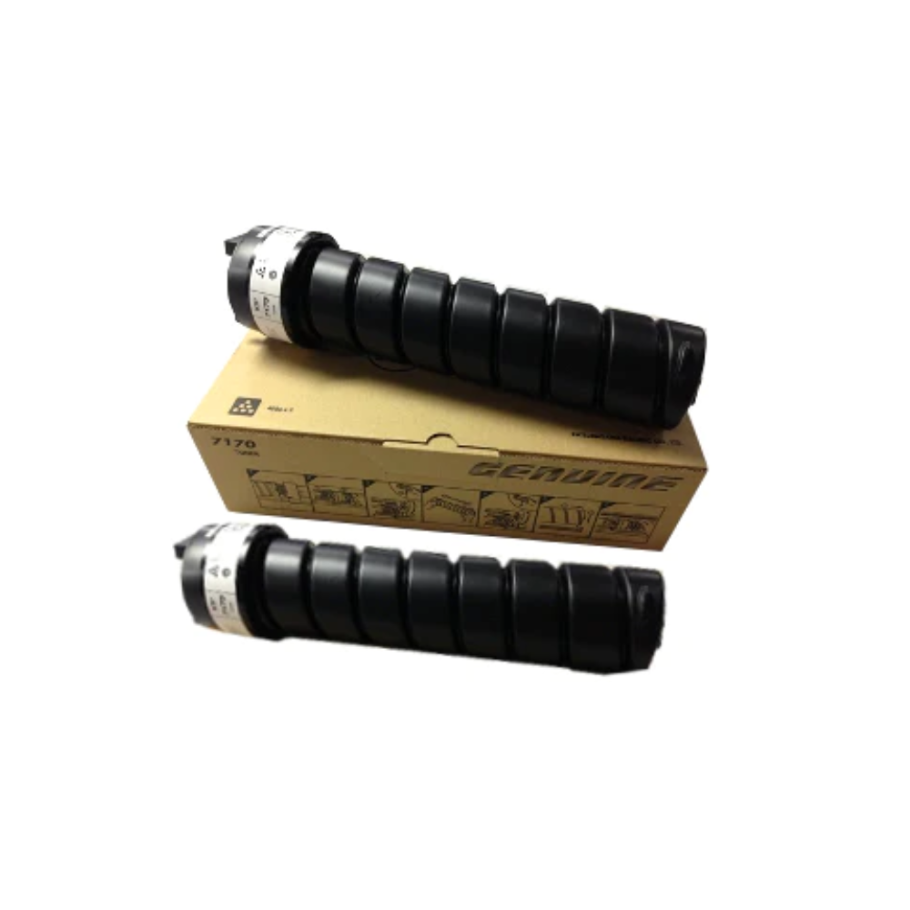 KIP 71 Black Toner - 2 x 400 gram cartridges (1) Case for KIP 71 B&W Series (4 D Size & 6 D Size)