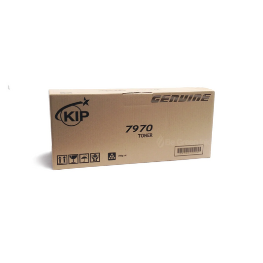KIP 79 Black Toner - 2 x 700 gram cartridges (1) Case for KIP 79 B&W Series (14 D Size)